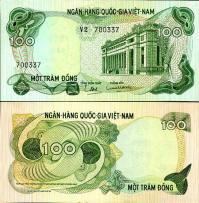 *100 Dong Južný Vietnam 1970, P26a UNC - Kliknutím na obrázok zatvorte -